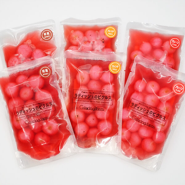 ラディッシュのピクルス 詰合せ ラディッシュ ラディッシュのピクルス 二十日大根 カラーリングファーム